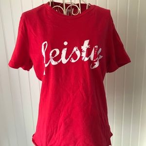 Feisty devil tail tee M/L